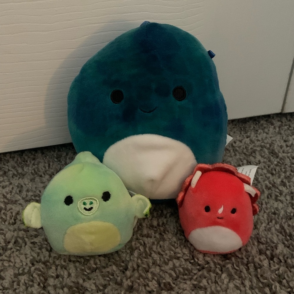 Dinosaur Squishmallow Bundle— Stahl, Tristan, Fletcher